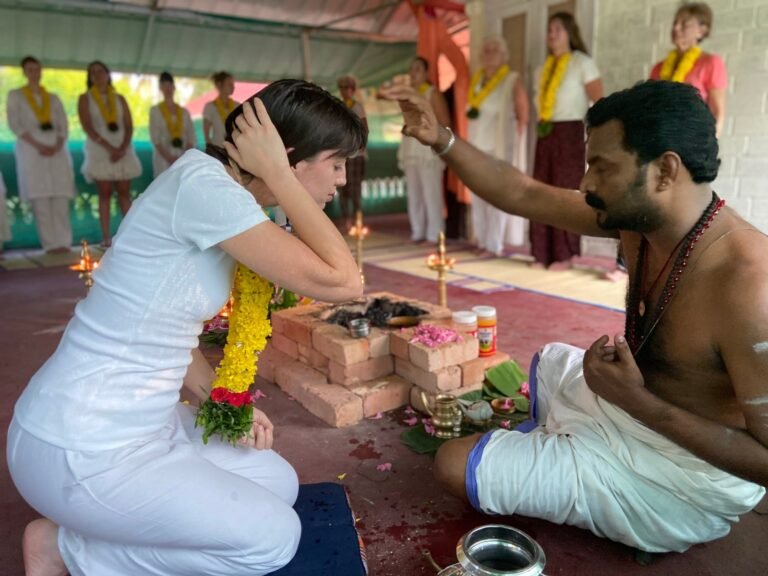 Opening ceremony Devvrat Yoga Sangha
