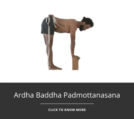Ardha-Baddha-Padmottanasana-pose