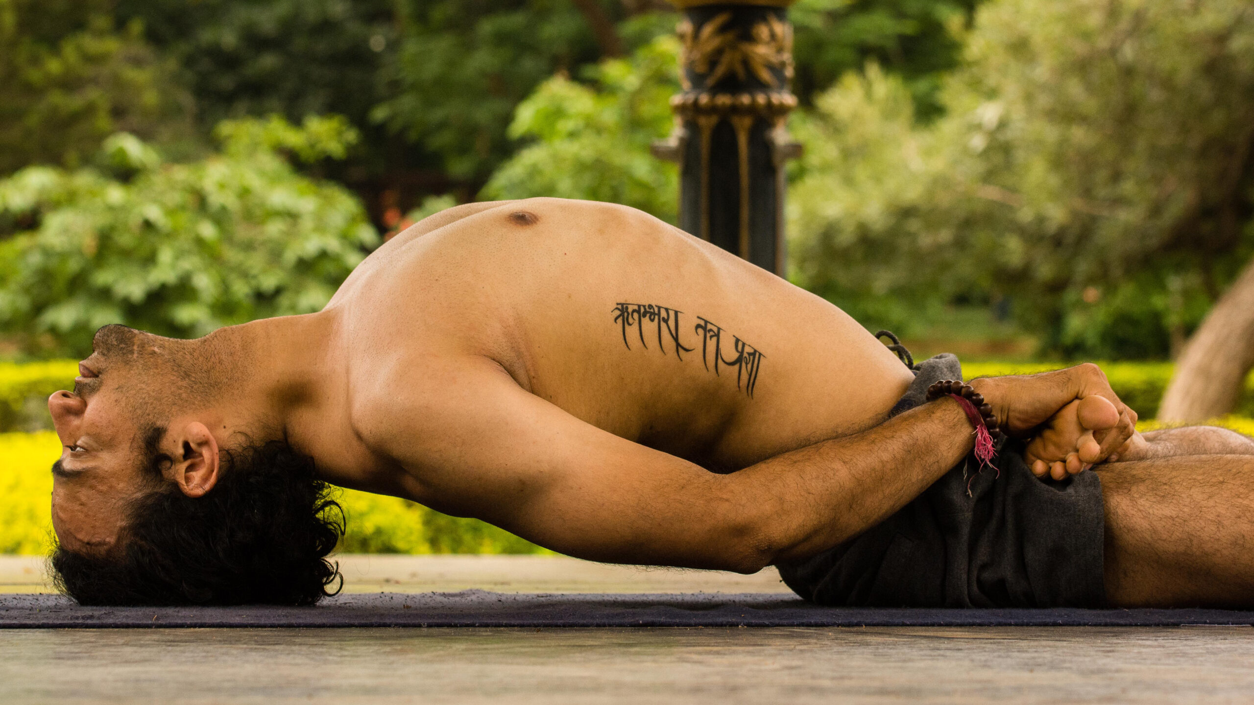 Yoga Asana in our Retreat