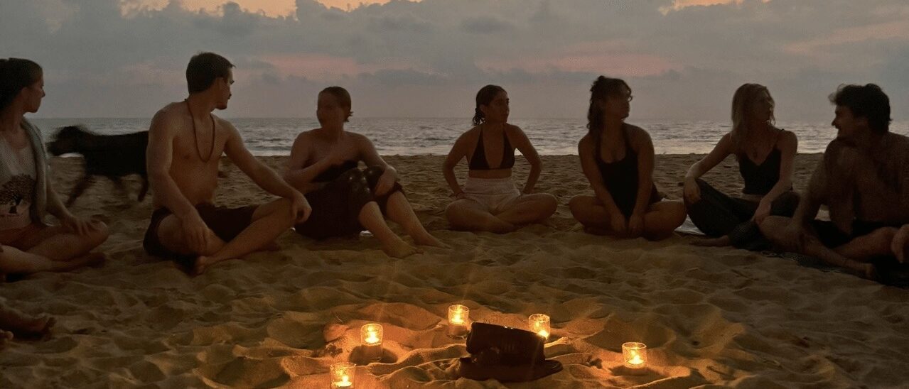 Meditation Class at Varkala Beach Meditation Class at Varkala Beach | Devvrat Yoga TTC