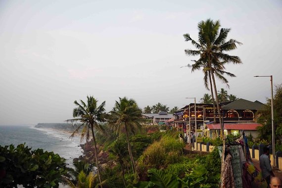 location varkala atmosphere cliffs landscape